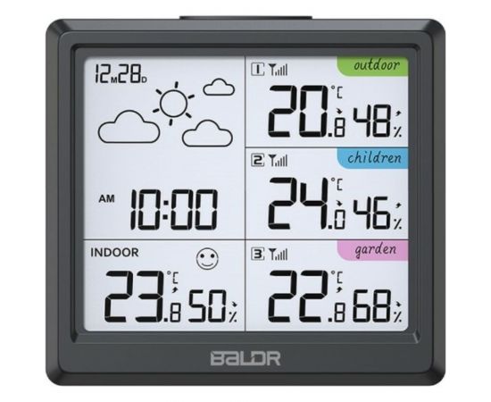 Цифровая метеостанция с тремя датчиками BALDR B0389WST4H4-V3 – изображение 6