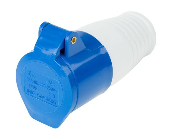 Розетка REXANT 213 переносная 2Р+РЕ 16А 220В IP44 11-8918 – изображение 4