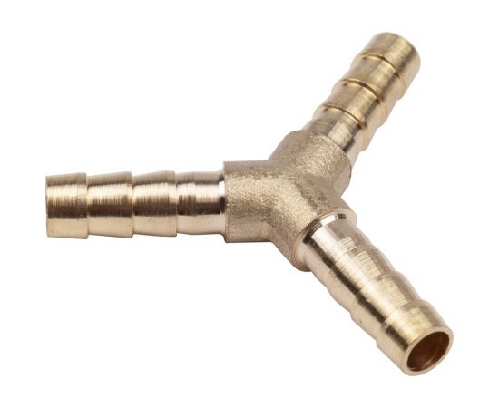 Тройник Y-образный елочка 6 мм, латунь, в блистере AV Steel AV-700334B блистер – изображение 2