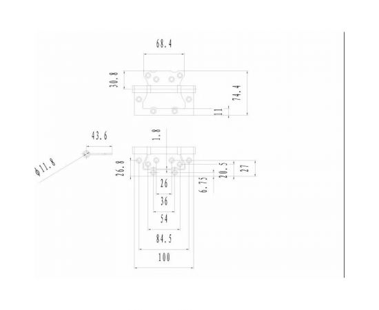 Накладная дверная петля Palladium 2BB-100 AB 00011845 – изображение 4