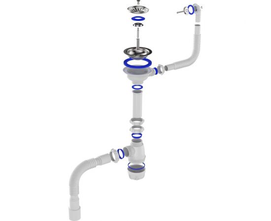 Сифон для мойки Aquant 3 1/2"х40 B0139-20-MR – изображение 5