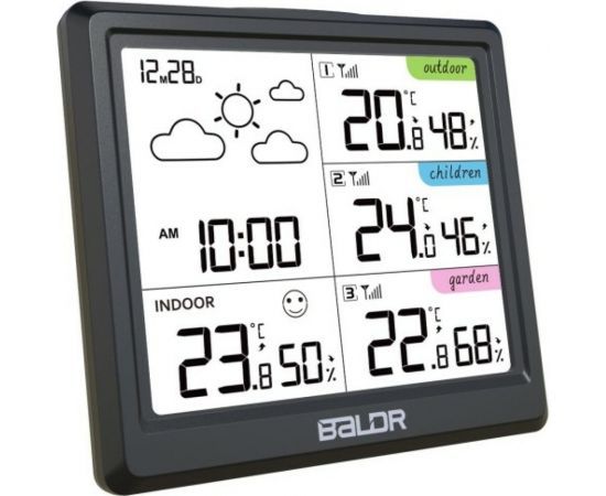 Цифровая метеостанция с тремя датчиками BALDR B0389WST4H4-V3 – изображение 4