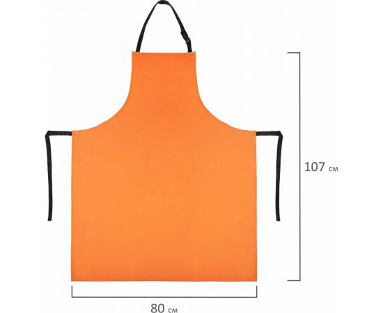 Защитный фартук из винилискожи Грандмастер КЩС, объем груди 104-112, рост 164-176, оранжевый 610873 – изображение 3