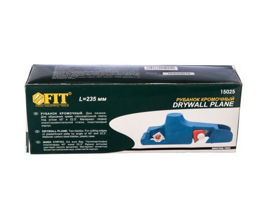 Кромочный пластиковый рубанок для гипсокартона FIT 15025 – изображение 2