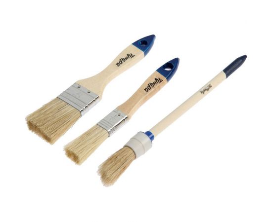 Набор кистей ТУНДРА, 3 шт. 1818259 