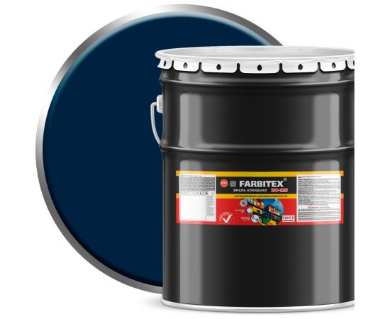 Алкидная эмаль FARBITEX ПФ-115 (синий; 20 кг) 4300001593 
