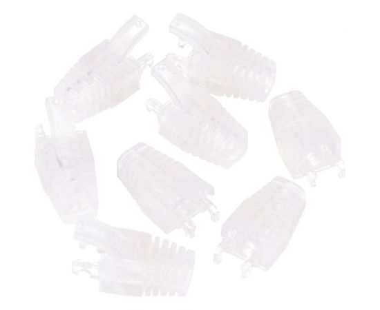 Защитный прозрачный колпачок для коннекторов RJ45 NIKOMAX 100шт NMC-RJBOOT65B-TR-100 