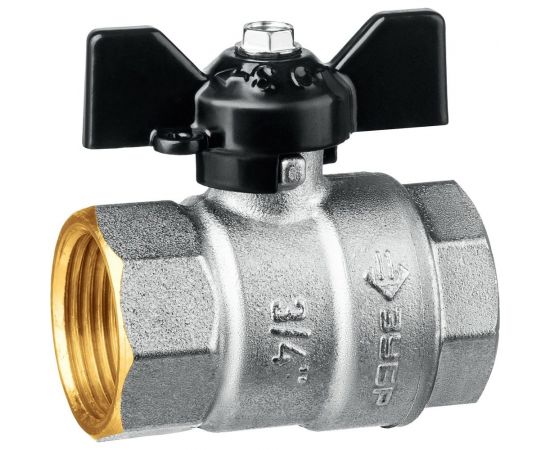 Шаровой кран ЗУБР полнопроходной ""мама-мама"", 3/4"" 51323-3/4 