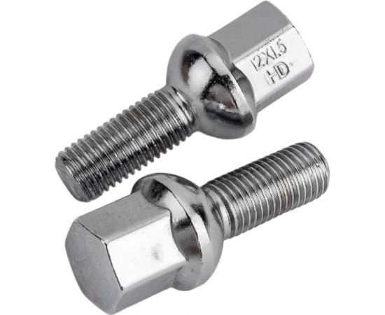Болт колесный (20 шт; M12x1.50x27; сфера ключ 17 мм; хром; L=54 мм) SKYWAY S10601005 