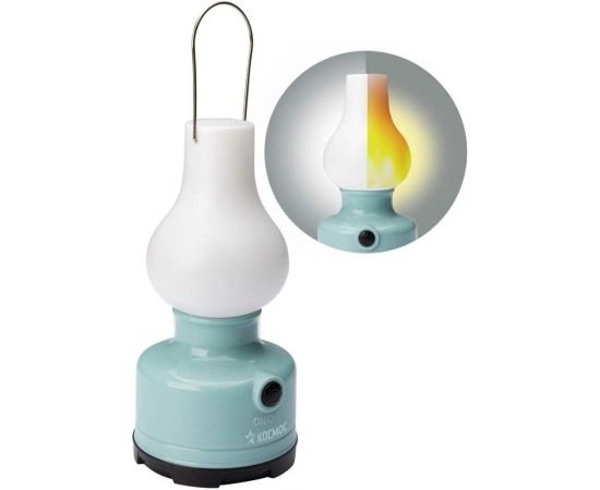 Кемпинговый фонарь КОСМОС с эффектом живого пламени 3Вт/3xAA/ABS-пластик/матовый рассеиватель, KOC603B 