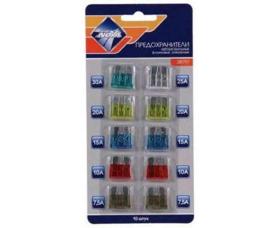 Флажковые предохранители Nova Bright MAXI 7.5-30 А 38797 