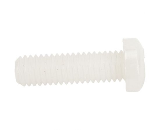 Винт с полукр. головкой и крест. шлицом DINFIX DIN 7985, полиамид (пластик), М6x20, 10 шт. 00-00003328 