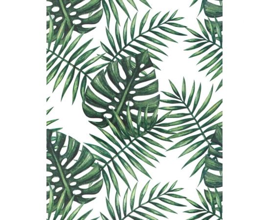 Самоклеящаяся пленка Центурион Монстера темно-зеленая, 0.45х7 м, дизайн 5824 84056 