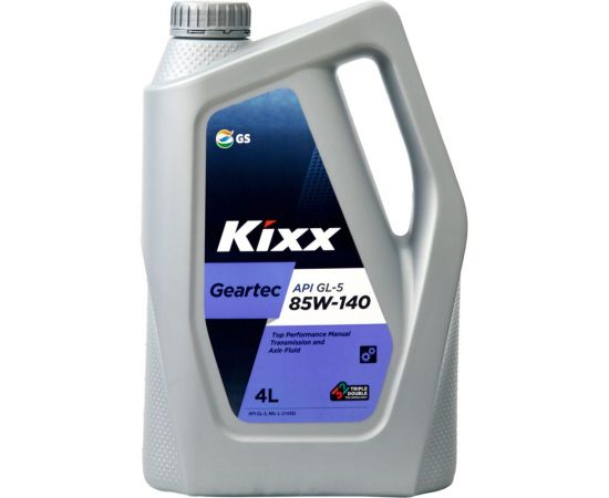 Полусинтетическое трансмиссионное масло KIXX GEARTEC GL-5 85W-140 4л L2984440E1 