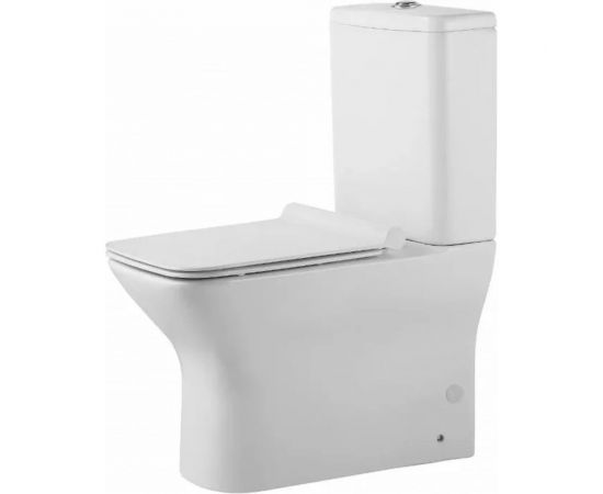 Унитаз-компакт Agger безободковый пристенный с горизонтальным выпуском AT02000 