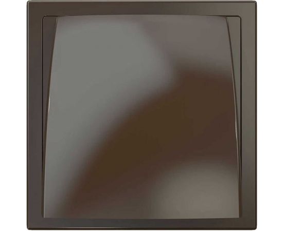 Выход стенной вытяжной с обратным клапаном (175x175 мм; с фланцем 120 мм) Эвент 175К120ФВ, коричневый – изображение 3