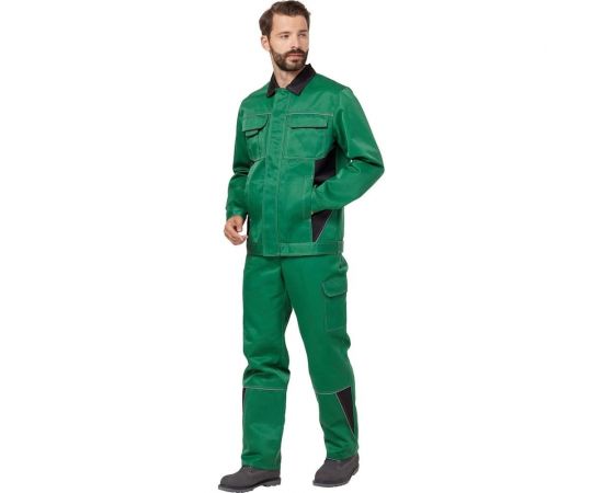 Костюм Эксперт Спецодежда Страйк 2, зеленый/черный, р. 48-50, рост 170-176 6446000049825 – изображение 2