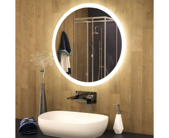 Зеркало mixline Мия D700 сенсорный выключатель, светодиодная подсветка 545273 – изображение 2