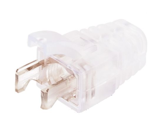 Защитный прозрачный колпачок для коннекторов RJ45 NIKOMAX 100шт NMC-RJBOOT65B-TR-100 – изображение 6