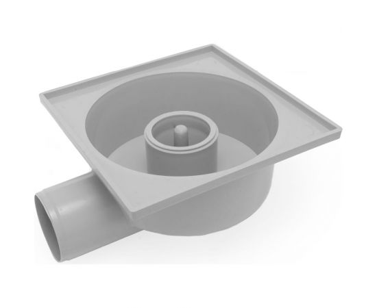 Трап Татполимер ТП-103.50-150HSMs ПП 50 горизонтальный выпуск, решетка нерж. сталь 150x150, сухой механический затвор 28517 – изображение 4