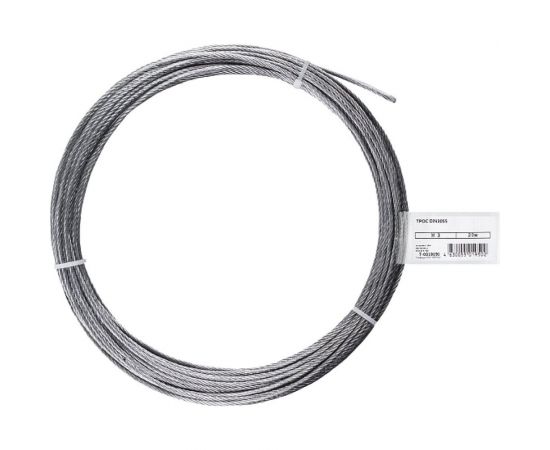 Трос Госкреп DIN 3055, 1 мм, 10 м 7-0018771 – изображение 2