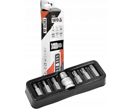 Набор бит TORX (7 шт; 1/2; Т25-Т55) YATO YT-0416 – изображение 2