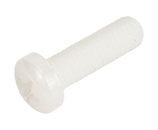 Винт с полукр. головкой и крест. шлицом DINFIX DIN 7985, полиамид (пластик), М6x20, 10 шт. 00-00003328 – изображение 3