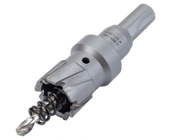 Коронка по металлу HM (27х28 мм; хвостовик 13 мм; комплект) D.BOR HS-HM-28-027-T – изображение 3