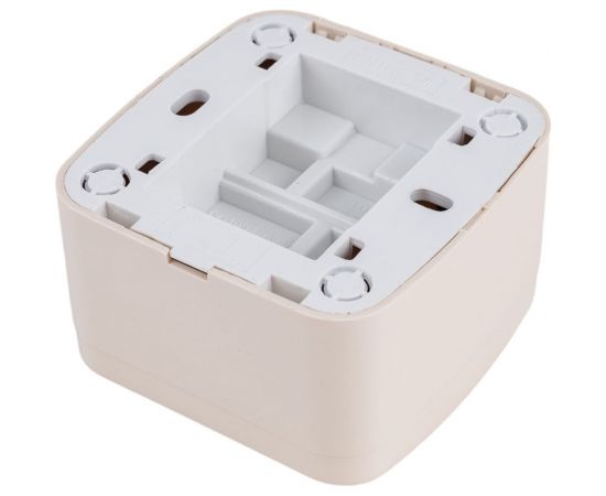 2-клавишный выключатель TDM открытой установки IP20 10А, слоновая кость Дача Народная SQ1824-0015 – изображение 4