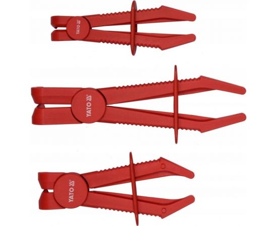 Набор изогнутых зажимов для шлангов YATO 3 предмета YT-08403 – изображение 6