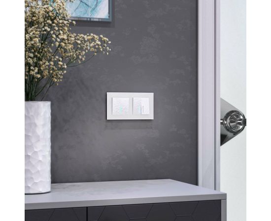 Рамка на 2 поста WERKEL белый матовый a051289 – изображение 2