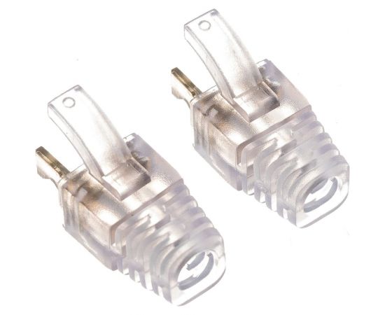 Защитный прозрачный колпачок для коннекторов RJ45 NIKOMAX 100шт NMC-RJBOOT65B-TR-100 – изображение 5