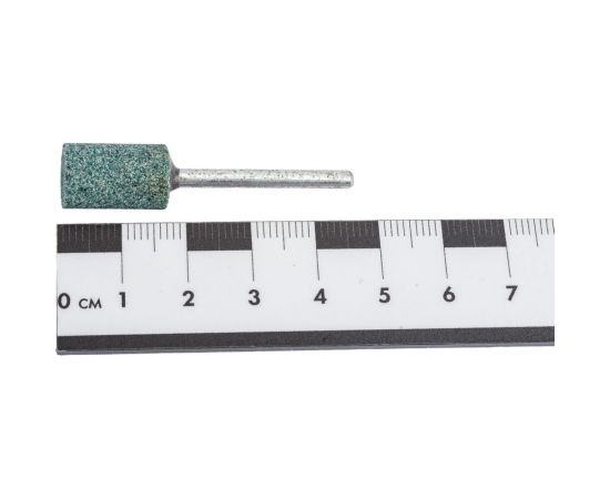 Головка абразивная с хвостовиком AW(ГЦ) 10x16x3 мм, 63C, F60(25Н), O(СТ1) CNIC 50591 – изображение 3