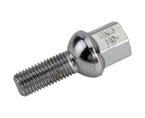 Болт колесный (20 шт; M12x1.50x27; сфера ключ 17 мм; хром; L=54 мм) SKYWAY S10601005 – изображение 3