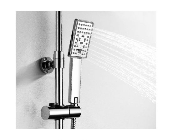 Душевой комплект со смесителем для ванны, WasserKRAFT 80/115 x 55,1 см A17701 – изображение 3