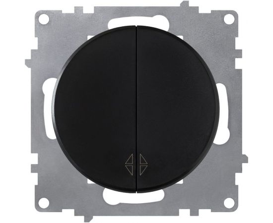 Переключатель OneKeyElectro двойной, цвет чёрный 1E31601303 2172823 