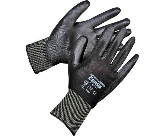 Перчатки CERVA БАНТИНГ ЭВОЛЮШН, цвет черный, полиэфир, р.7, 31002096-7 