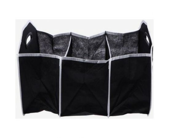 Органайзер в багажник СИМАЛЕНД складной, 52x32x31 см, 3 секции, черный 5099285 