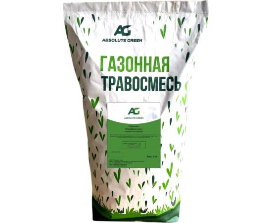 Газонная травосмесь ABSOLUTE GREEN Универсальная 5 кг 00000000374 