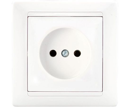 Розетка Bylectrica 1-местная СУ, серия СТИЛЬ, белый, РС16-305 