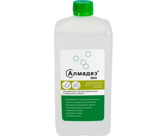 Дезинфицирующее средство АЛМАДЕЗ ЭКО концентрат, 1 л АЛ-ЭКО-1л 