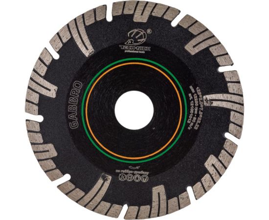 Диск алмазный турбо по граниту GABBRO (125х22.2 мм) TECH-NICK 121001013 