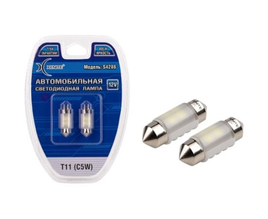 Автомобильная лампа XENITE S4286 12V/Т11 C5W, 2 шт. 1009483 
