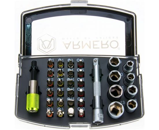 Набор бит и насадок A440/034, 34 шт Armero AK40-034 