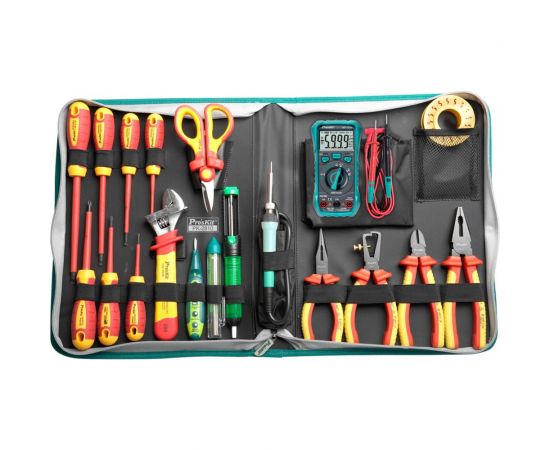 Набор изолированных инструментов ProsKit PK-2810B 1000 В, аналог PK-2803BM, 20 предметов С00040079 