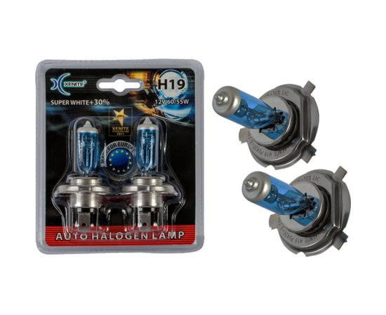 Автомобильная лампа XENITE H19, SUPER WHITE+30%, 2 шт. 1007150 