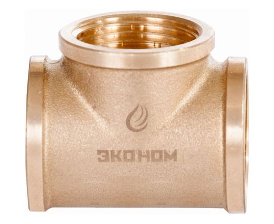 Тройник ЭКО НОМ латунь, 3/4x3/4x3/4 FFF ТЛ16-3/4 