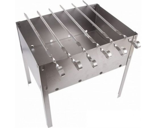 Сборный походный мангал с шампурами СОКОЛ в гофрированной картонной коробке 62-0006 