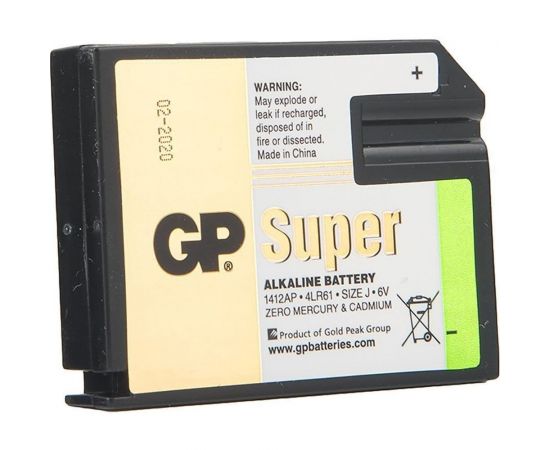 Алкалиновая батарейка GP super alkaline 4lr61 - 1 шт. на блистере 1412AP-2CR1 