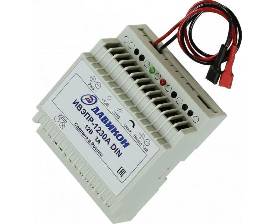 Бесперебойный блок питания ДAВИКОН ИВЭПР-1230A DIN ДИН ИВЭПР-1230A-DIN 